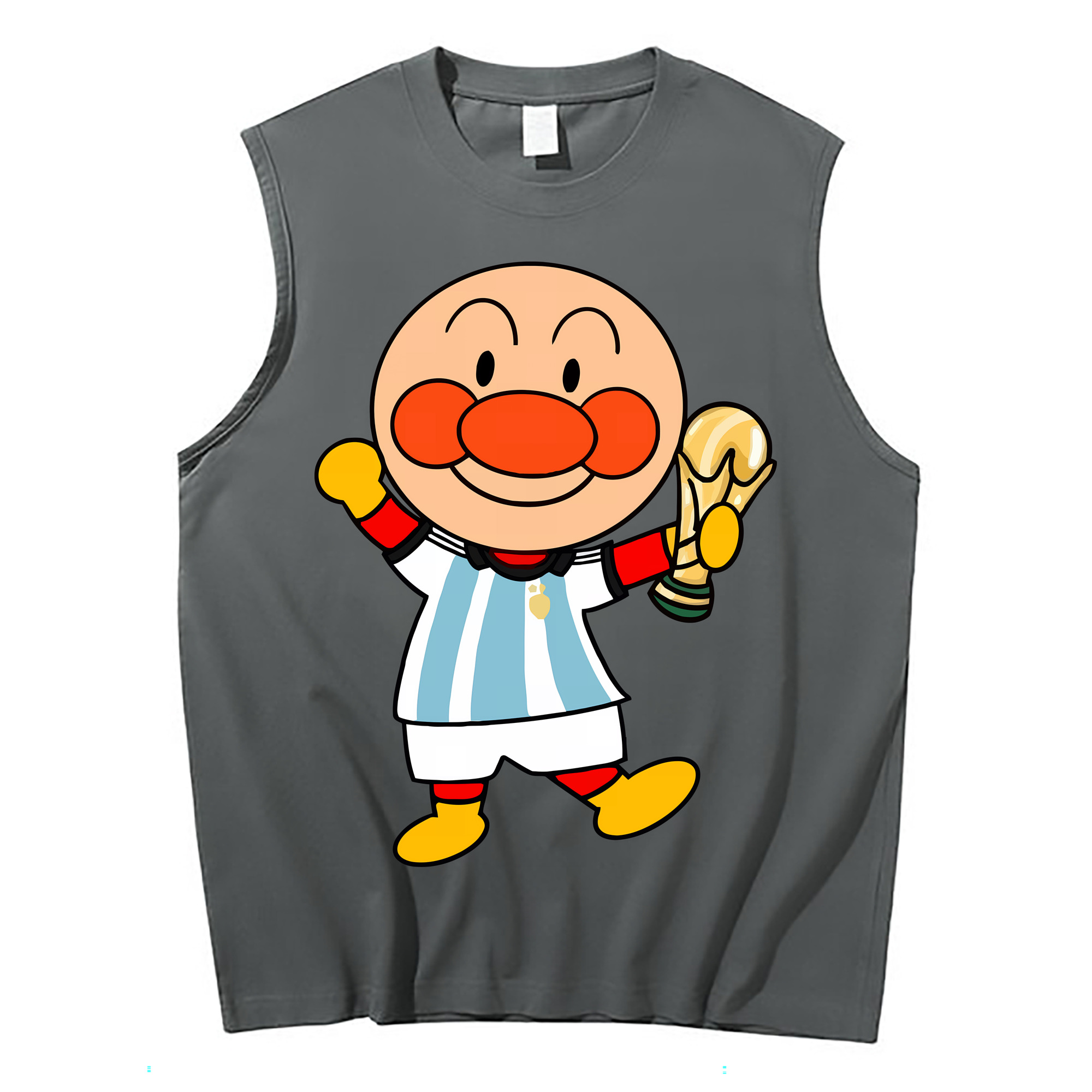 （画像用） アンパンマン Anpanman コットン100％タンクトップ（フロントプリント）
